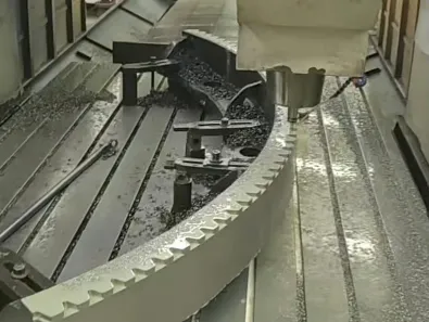 ​Tùy chỉnh do khách hàng chỉ định: Phay giàn CNC cho các vòng bánh răng—Cách Máy móc Đường Sơn Yuexin cải tiến ổn định Gia công chính xác